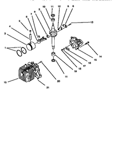 Engine Assembly 4 Diagram and Parts List for 10201 5900001 TO 5999999 Lawn Boy Lawn Mower